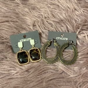 NWT CHICOS EARRINGS BUNDLE